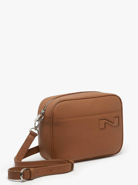 Cross Body Tas N City Leuven Leder Nathan baume Bruin n city 7 ander zicht 2